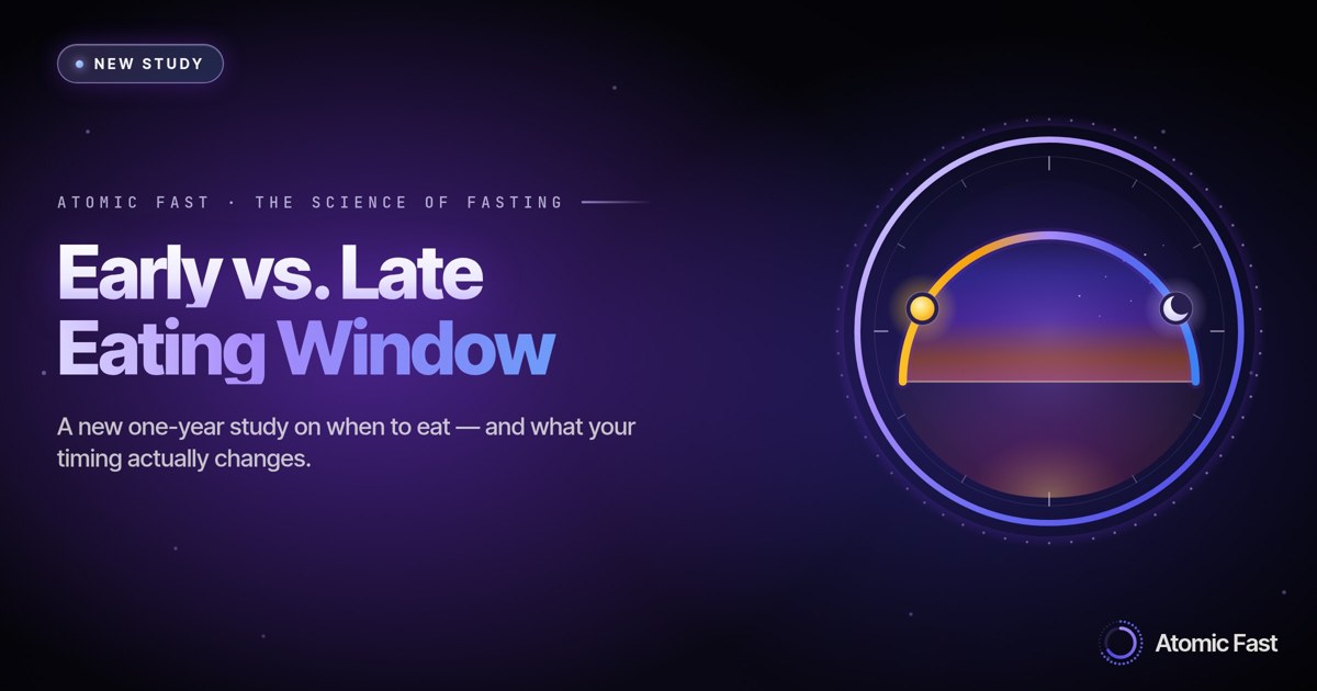 Early vs. Late Eating Window: Does When You Fast Really Matter?